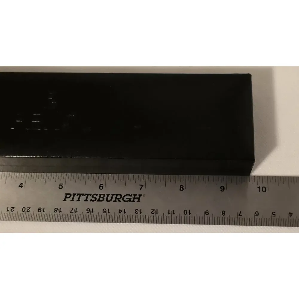 Fendi Watch Box-Empty-Black-Embossed Fendi on Top-Black Interior - Picture 6 of 6